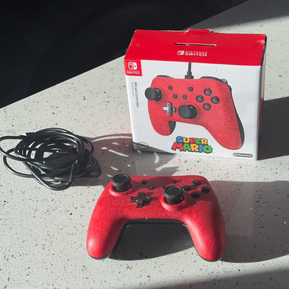 PowerA Nintendo Switch Super Mario Wired Controller